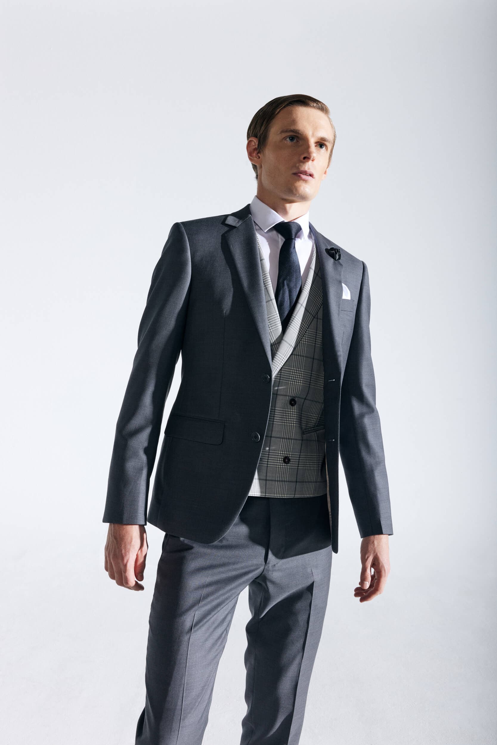 Bespoke suit fitting session