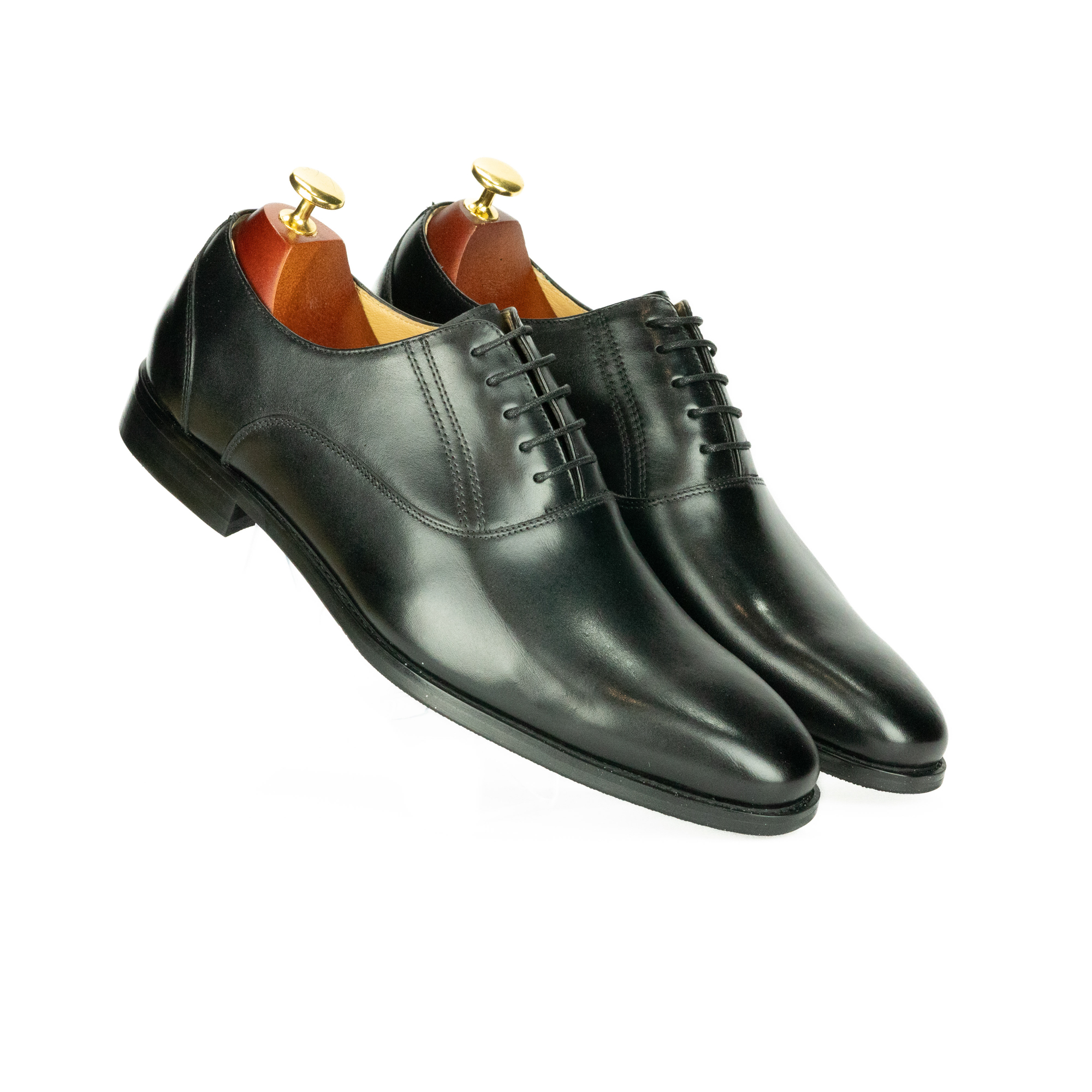 Knightsman House Oxford | Handmade Classic Men's Leather Shoes in Black