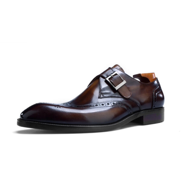 Newbury Lace-up Shoe with Patina. Made-to-order F64-KH6 - Image 3