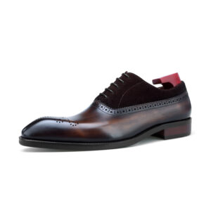 Bromley Lace-up Shoe with Patina. Made-to-order F64-P7