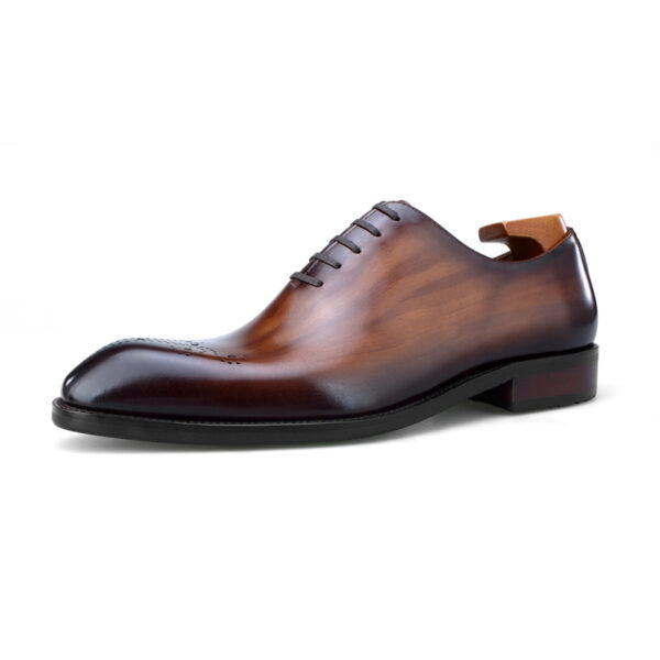 Henley Lace-up Shoe with Patina. Made-to-order F64-WH5 - Image 3