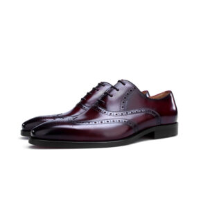 Wimbledon Lace-up Shoe with Patina. Made-to-order F8-A1H