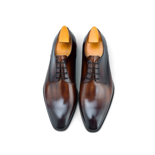 Finchley Lace-up Shoe with Patina. Made-to-order F8-G51 - Image 4