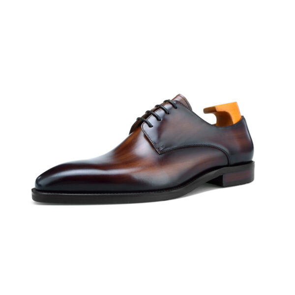 Finchley Lace-up Shoe with Patina. Made-to-order F8-G51 - Image 3