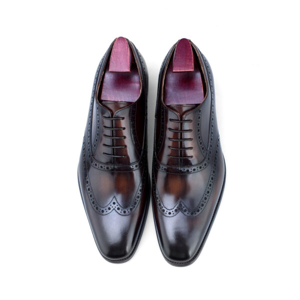 Dulwich Lace-up Shoe with Patina. Made-to-order F8-NK13 - Image 2