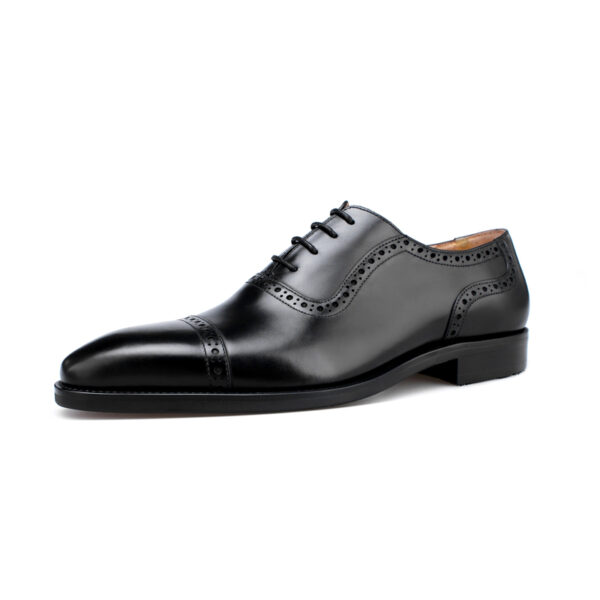 Brentford Lace-up Shoe with Patina. Made-to-order F8-NS58 - Image 11