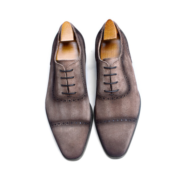 Brentford Lace-up Shoe with Patina. Made-to-order F8-NS58 - Image 6