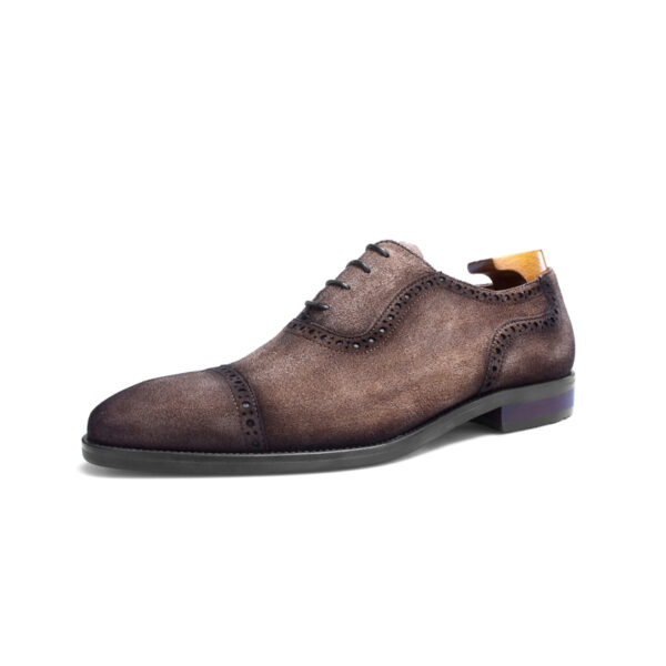 Brentford Lace-up Shoe with Patina. Made-to-order F8-NS58 - Image 5