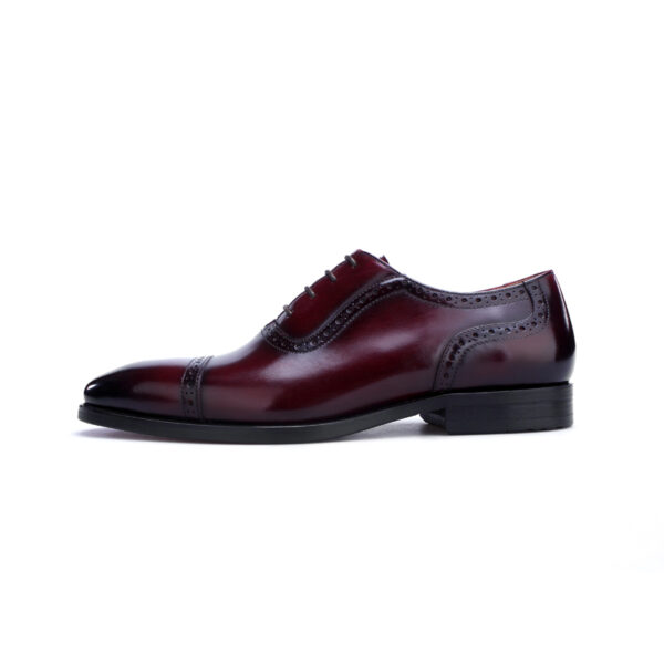 Brentford Lace-up Shoe with Patina. Made-to-order F8-NS58