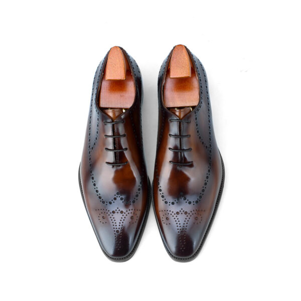 Twickenham Lace-up Shoe with Patina. Made-to-order F8-W5 - Image 8