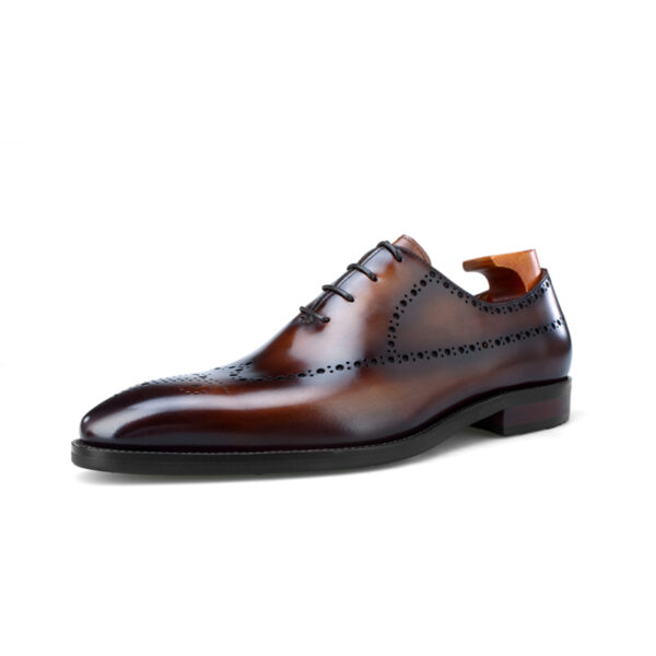 Twickenham Lace-up Shoe with Patina. Made-to-order F8-W5 - Image 7
