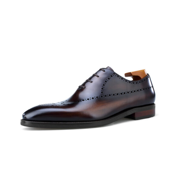 Twickenham Lace-up Shoe with Patina. Made-to-order F8-W5 - Image 5
