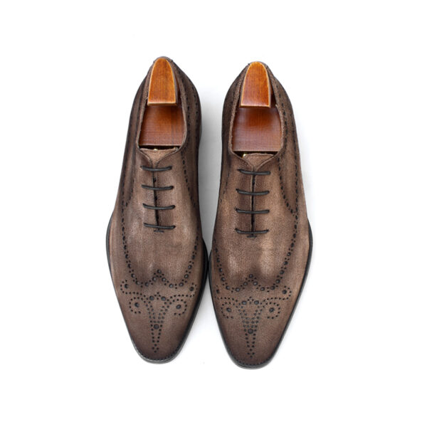 Twickenham Lace-up Shoe with Patina. Made-to-order F8-W5 - Image 3