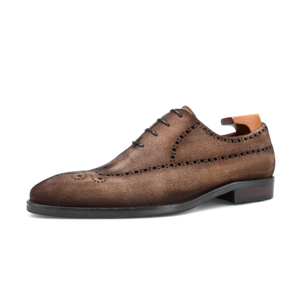 Twickenham Lace-up Shoe with Patina. Made-to-order F8-W5 - Image 4