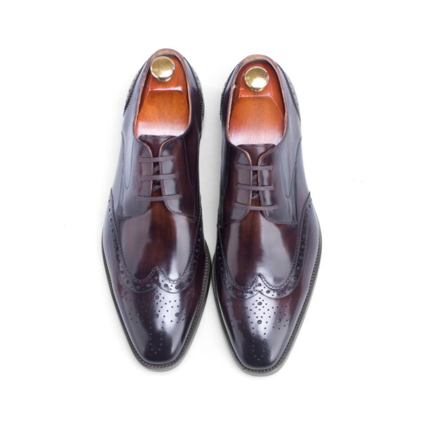 Rochester Lace-up Shoe with Patina. Made-to-order F8-XH9 - Image 2