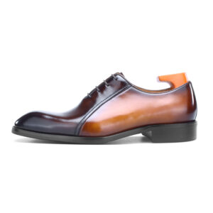 Waltham Lace-up Shoe with Patina. Made-to-order G64-B601