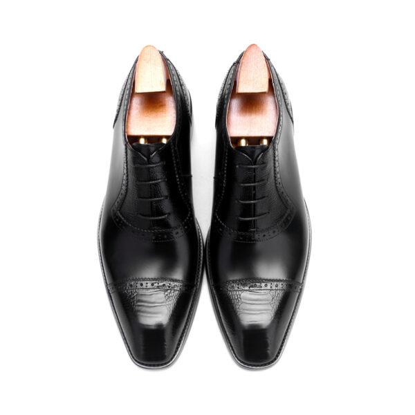 Grosvenor Lace-up Shoe with Patina. Made-to-order G64-B604 - Image 2