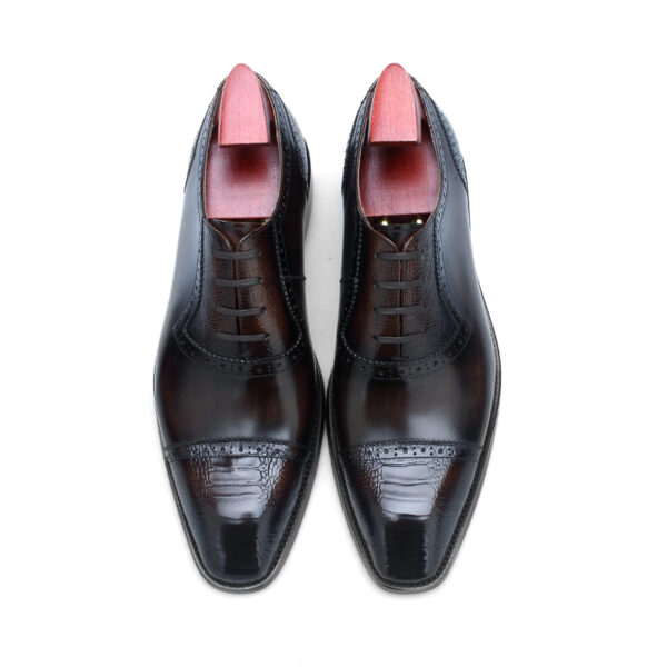 Grosvenor Lace-up Shoe with Patina. Made-to-order G64-B604 - Image 6