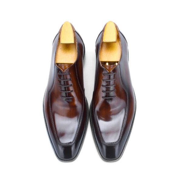 Eltham Lace-up Shoe with Patina. Made-to-order G64-B711 - Image 4