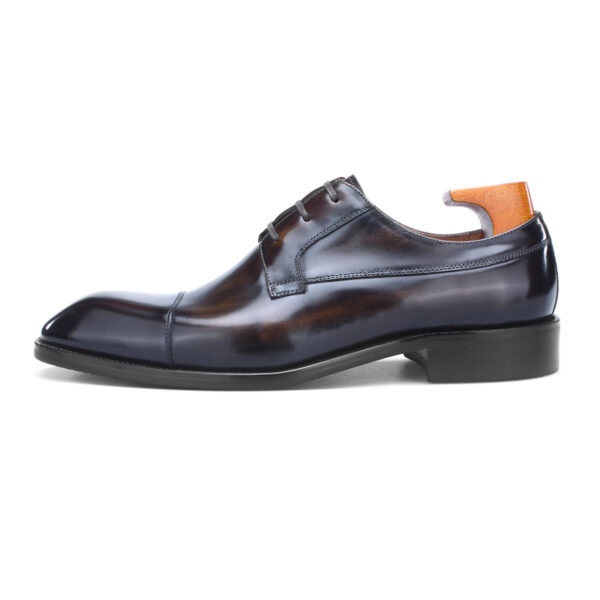 Brixton Lace-up Shoe with Patina. Made-to-order G64-B712
