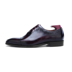 Hampton Lace-up Shoe with Leather Sole. Made-to-order G8-B519