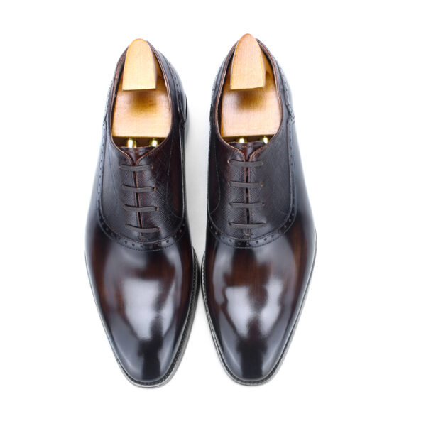Southwark Lace-up Shoe with Patina. Made-to-order G8-B529 - Image 2