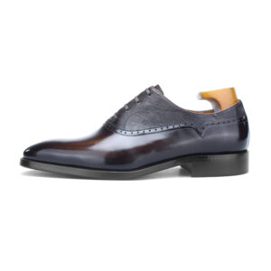 Southwark Lace-up Shoe with Patina. Made-to-order G8-B529