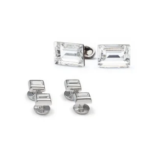 Italian Shirt Studs and Cufflinks Set